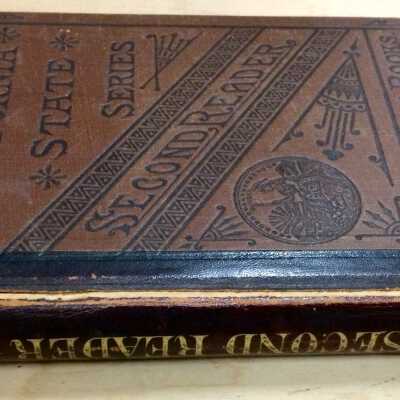 California State Series, Second Reader, c. 1890s, of Adeline (Toye) Cox