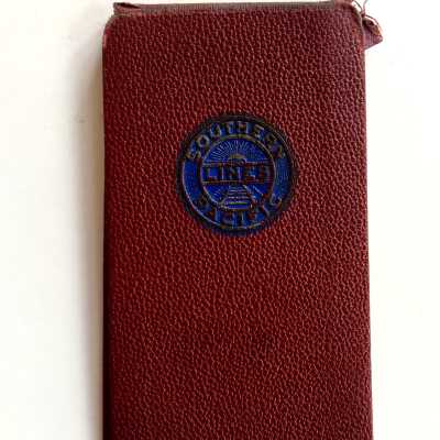 Southern Pacific Lines Interurban Electric Railway Ticket booklet, 1939