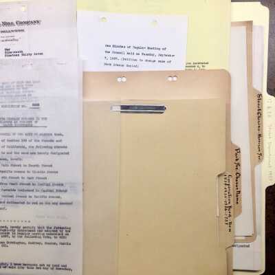 Documents pertaining to the Street Department, 1934-1937