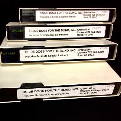VCR Tapes of Guide Dogs for the Blind, 2001-2003