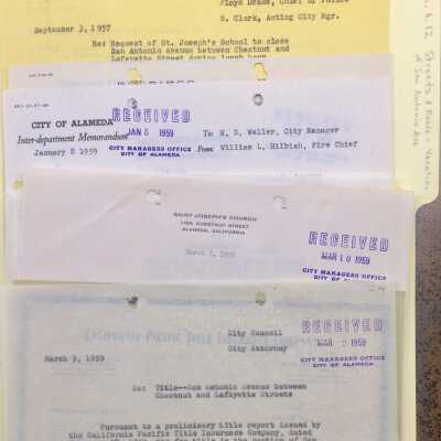 Documents about San Antonio between Pearl and Lafayette, 1957-1959