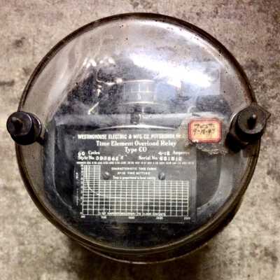 Westinghouse Curcular electrical meter, c. 1913