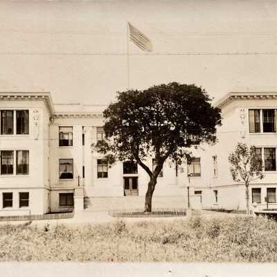 Postcard Main Facade Haight Grammar School, Ca. 1920