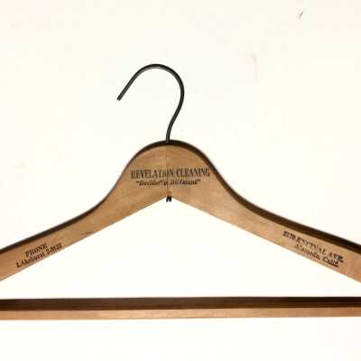 Advertising Hanger from 'Revelation Cleaners', before 1970