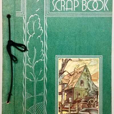 Scrapbook compiled by Ruth Nield about Amelia Earhart, 1930s