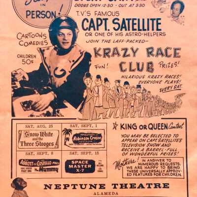 Neptune Theatre flyer, c. 1960s