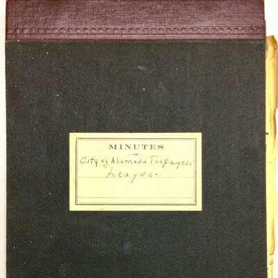 Minutes of the Board of Directors of the Taxpayers' League, 1950-1961