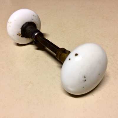 Door knob from 2413 Buena Vista Ave (demolished), 1890