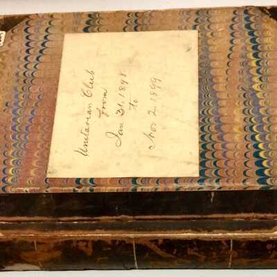 Scrapbook of the Unitarian Club, 1898-1899