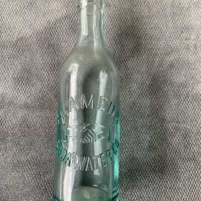 Alameda Soda Water Co. bottle, early 1900s
