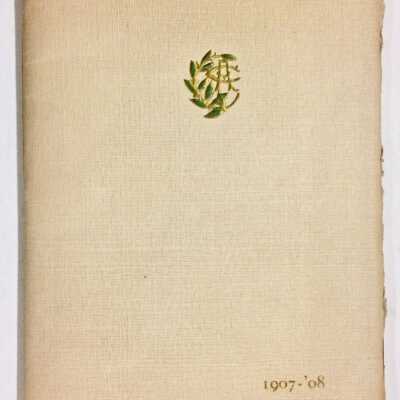 Adelphian Club Yearbook, 1907-1908