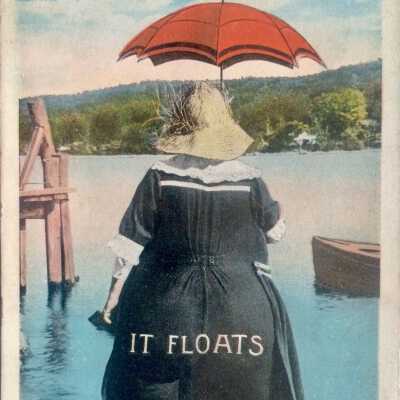 Comical postcard for Neptune Beach, c. 1915-1920