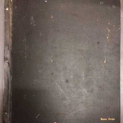 Scrapbook compiled by Bunnie Fergus, swimster, starting 1920s