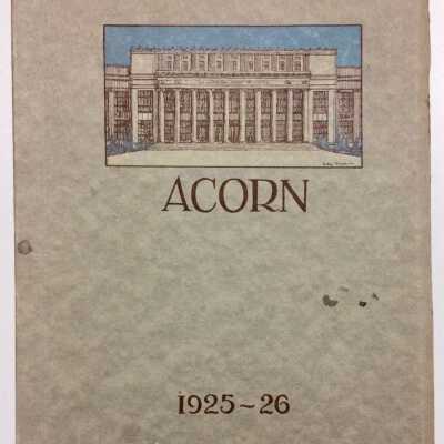 Alameda High School 'Acorn' Yearbook, 1925-1926