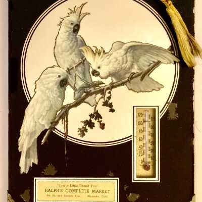 Advertising Thermometer of Ralph's Complete Market, 1940s-1950s