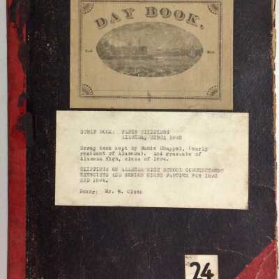 Scrapbook compiled by Mamie Chappel, 1893-1894