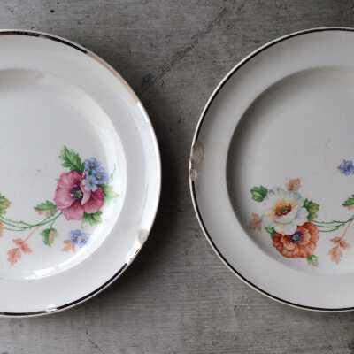Neptune Theatre give-away China Bread-and-butter plates, 1930s