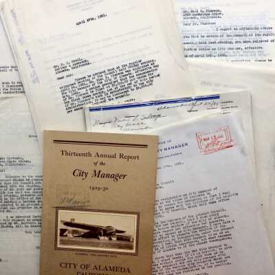 Documents related to City Manager position, 1923-1931