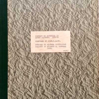History of Baseball in early Alameda, compiled by Everett E. Farwell, 1959