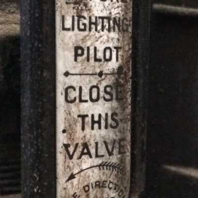 Pilot valve sign