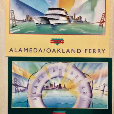 Alameda Oakland Ferry postcards