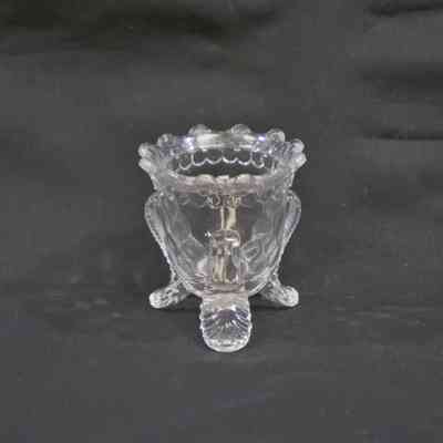 Clear Glass Toothpick Holder