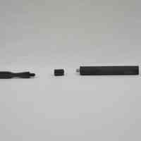 Black Rubber Twist Toothbrush - Image 2