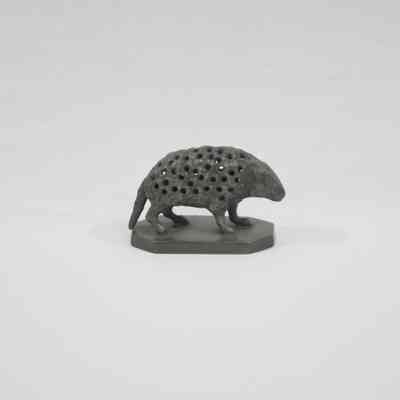 No Whiskers Silver-Plated Porcupine Toothpick Holder
