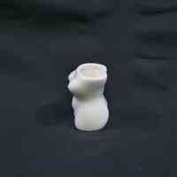 Nude Female Torso Glazed Porcelain Toothpick Holder. - Image 4