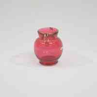 Red Glass Vase Toothpick Holder - Image 4