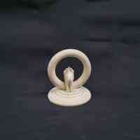 Ivory Elephant Beneath Ring Toothpick Holder - Image 2