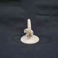 Ivory Elephant Beneath Ring Toothpick Holder - Image 4