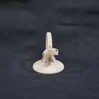Ivory Elephant Beneath Ring Toothpick Holder - Image 5