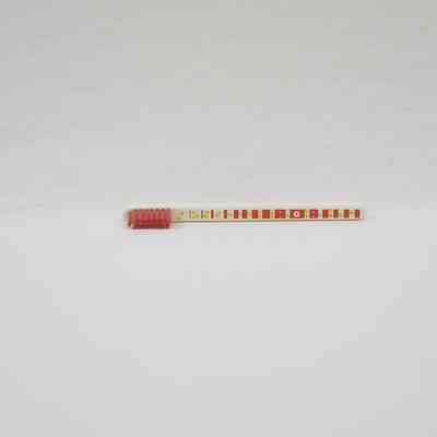 Red and Cream Striped Toothbrush