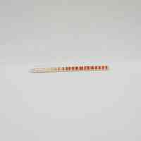 Red and Cream Striped Toothbrush - Image 2
