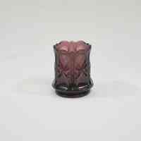 Purple glass toothpick holder - Image 4