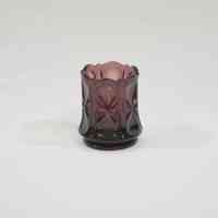 Purple glass toothpick holder - Image 5