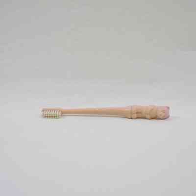 Carved Bear Toothbrush