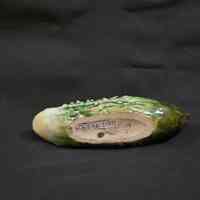 Porcelain Pickle Toothpick Holder - Image 2