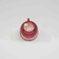 Glass Witch's Cauldron with Ruby Stain Toothpick Holder. - Image 3