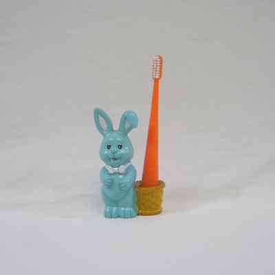Bunny and Carrot Toothbrush Holder