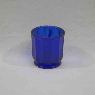 Blue Glass Toothpick Holder