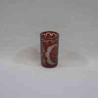 Red Glass Toothpick Holder - Image 5