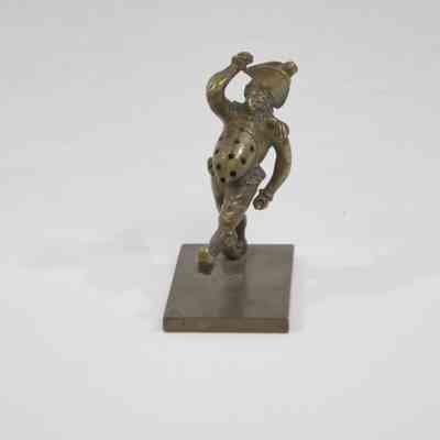 Harlequin Clown Metal Toothpick Holder