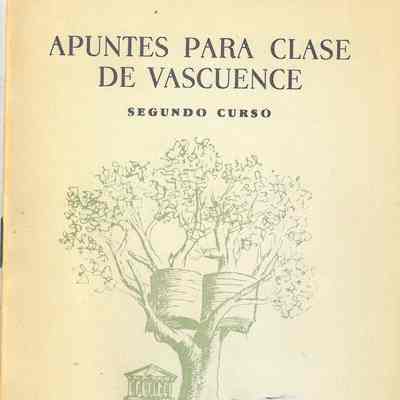 Apuntes para clase de vascuence : segundo curso