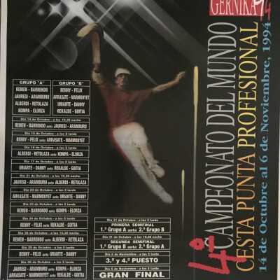 Campeonato del Mundo : Cesta Punta Professional [World Championship : Professional Tip Basket]