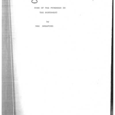 Sons of the Pyrenees in the Northwest with other articles on the Basques in Idaho and the Northwest Region