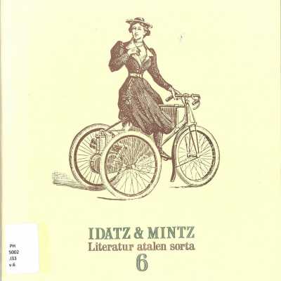 Idatz & mintz : literatur atalen sorta, volume 6