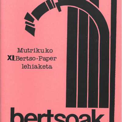 MUTRIKU XI Bertso-Paper Lehiaketa : [bertsoak]