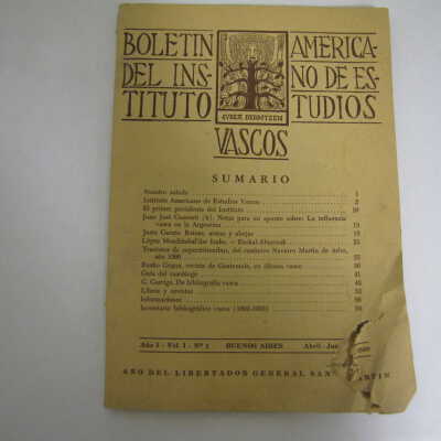 Boletin del Instituto Americano de Estudios Vascos